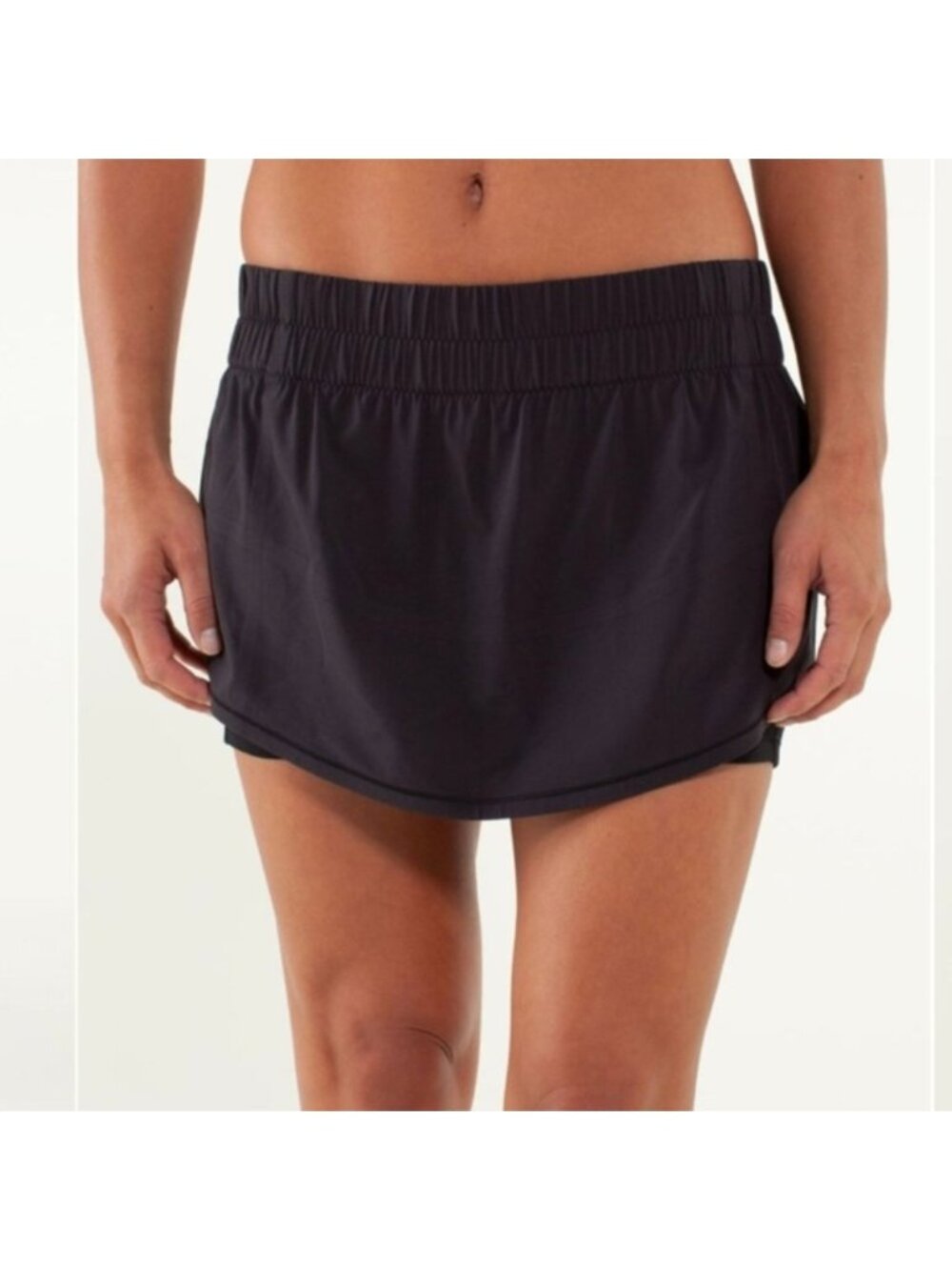 Lululemon Run: Breeze By Skirt Black